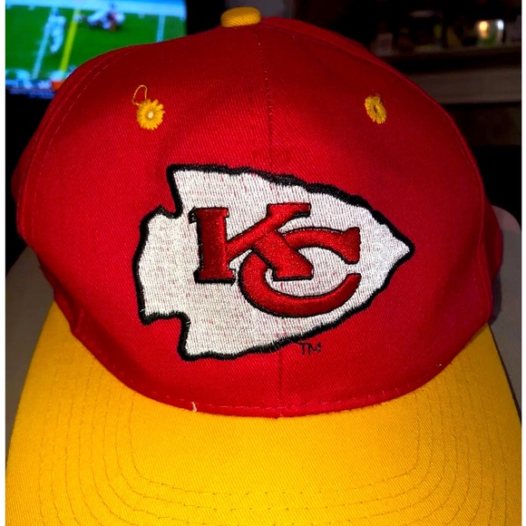 Kansas City Chiefs NFL Hat Snapback Hat Yellow Bill - Picture 1 of 4